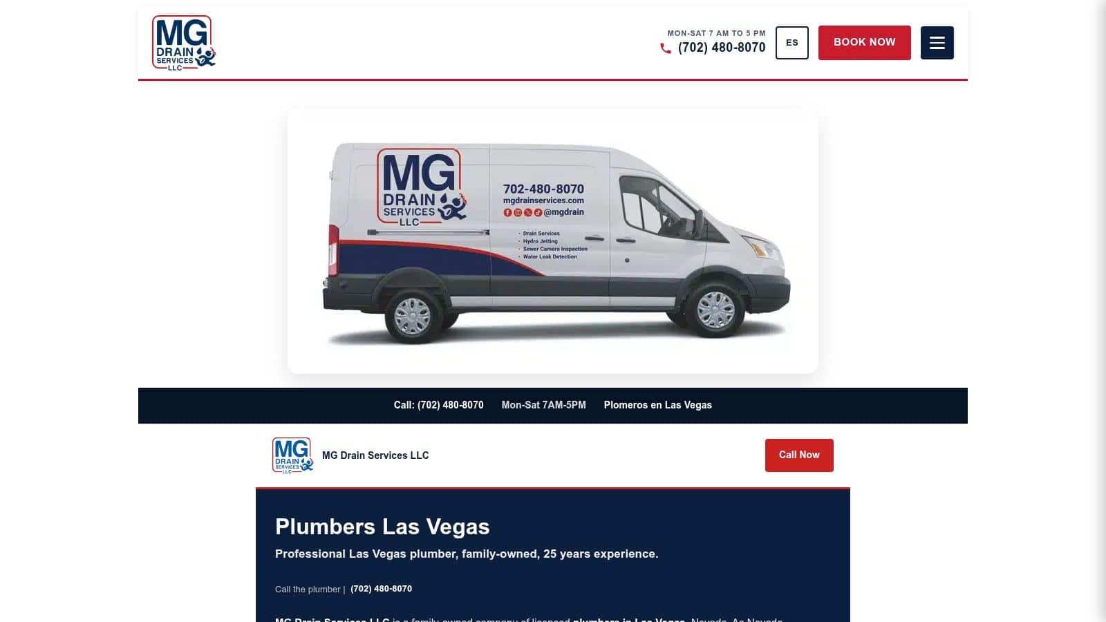 Screenshot from https://mgplumbingservices.com