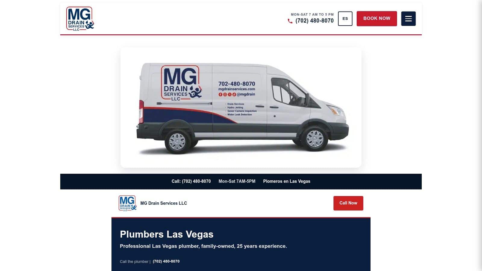 Screenshot from https://mgplumbingservices.com